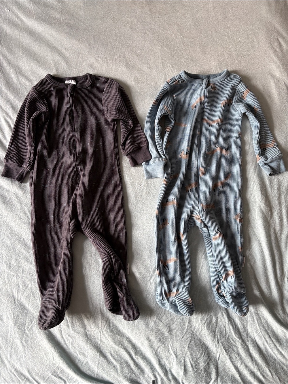 Gerber Baby Waffle knit Pajama set